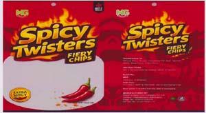 HG SPICY TWISTERS (and logo)