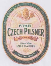 STAR CZECH PILSNER PREMIUM BEER (and logo)