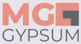 MG GYPSUM (and logo)