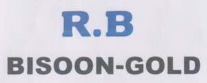 R.B BISOON-GOLD (and logo)