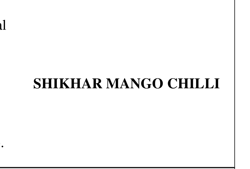 SHIKHAR MANGO CHILLI